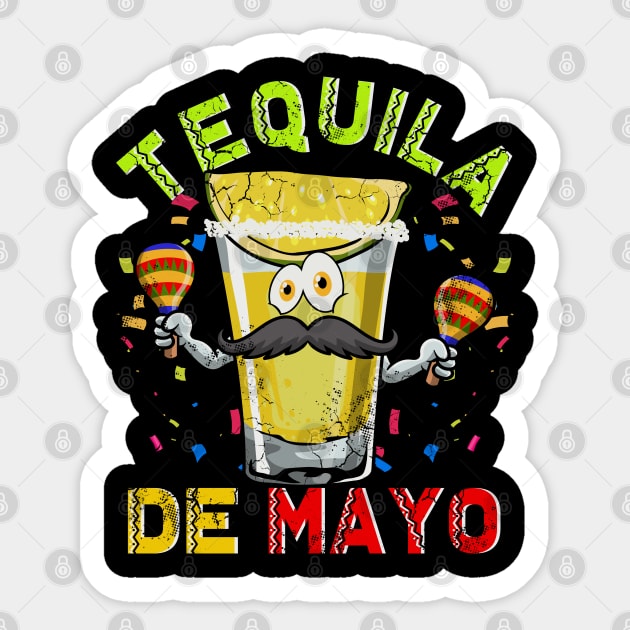 Tequila De Mayo Cinco De Mayo Fiesta 5 Sticker by E